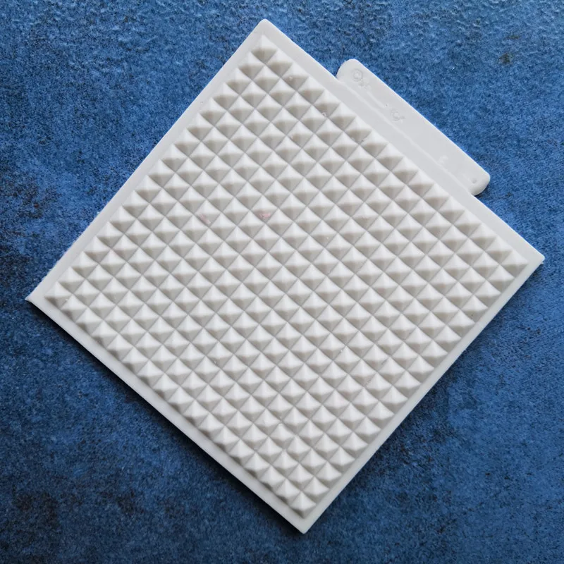 Fondant Silicone Waffle Cookie Lattice Lace Mat Cup Cake Stripe Wool