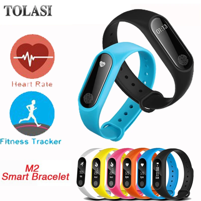 

M2 Waterproof Wristband Bracelet Smart Heart Rate Monitor Fitness Tracker Touch Bluetooth 4.0 Smart M for Android iOS Phone