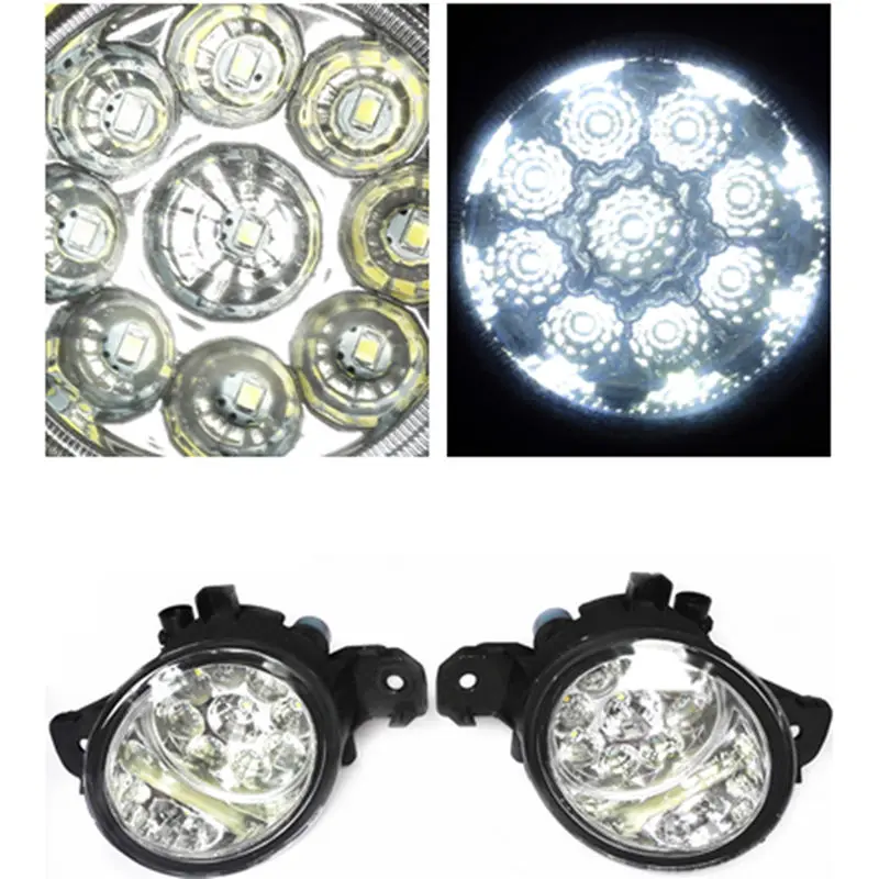 

For Renault MODUS / GRAND MODUS F/JP0_ Hatchback 2004-2015 Car-Styling Led Light-Emitting Diodes DRL Fog Lamps
