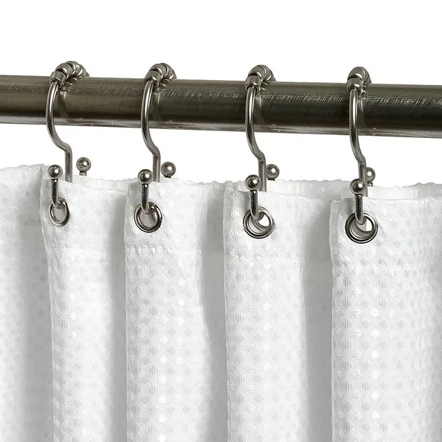 Stainless Steel hanger W Chrome Color 5 Square Balls Roller Shower