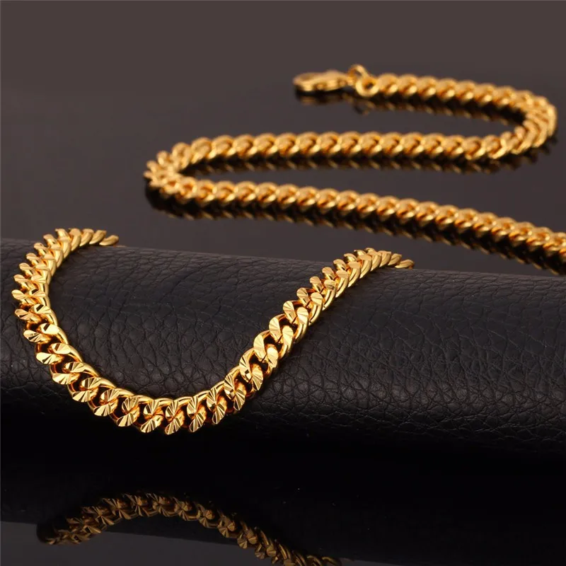 Цепь Позолоченная Мужская Купить