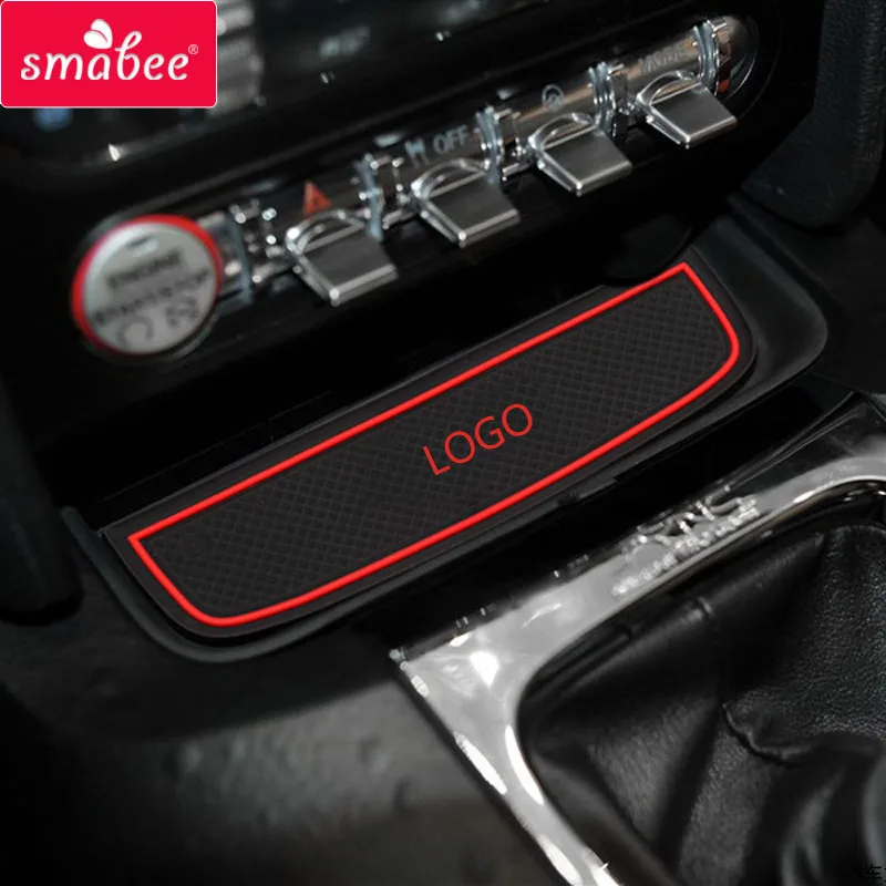 smabee For Ford Mustang 2015 Accessories 3D Rubber font b Car b font Mat font b