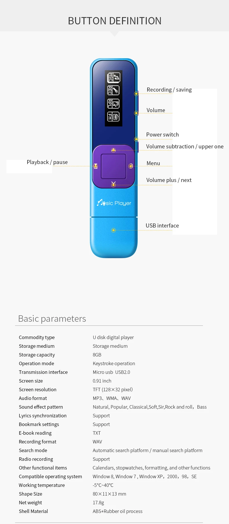 Мини Радио fm usb mp3 плеер с наушниками без потерь hifi музыкальный плеер MP-3 воспроизводитель mp3 ручка декодер flash walkman