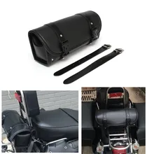 Motorcycle Saddlebag Roll Barrel bag Storage Tool Pouch For Harley Davidson