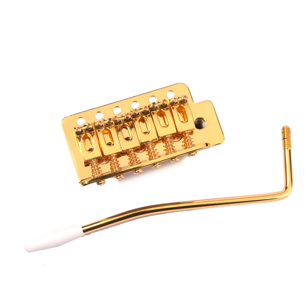 Set of Tremolo Bridge System Screws Retractor Crank Wrench Springs Kit For  Fender Stratocaster Guitars Gold