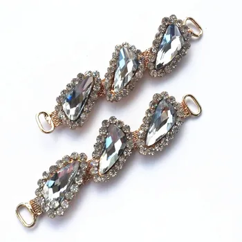 

metalchain flower rhinestone patch apliques de roupa crystal rhinestone applique sew on patches for clothing para vestuario