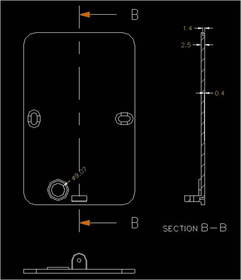 1 шт. RFID кардридер IP54 118 х77х24 мм|Соединители| |