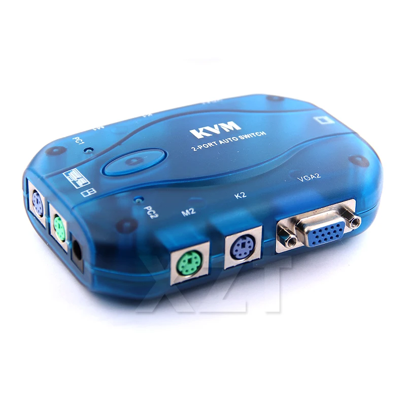 High Quality 2 Port Auto USB 2.0 KVM Switch Box for PC