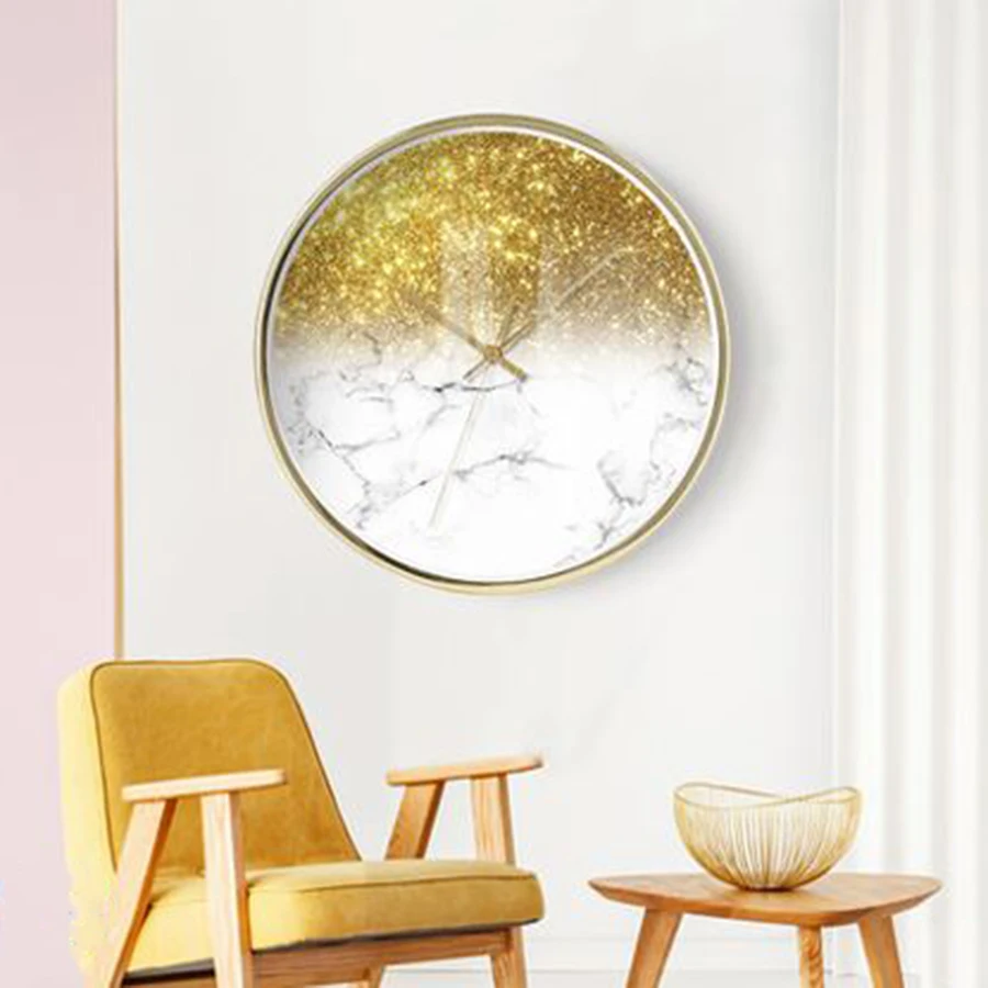 Роскошные Современные художественные настенные часы Креативная кухня 3d Скандинавский дизайн гостиная спальня черные бесшумные настенные часы домашний декор C5T24