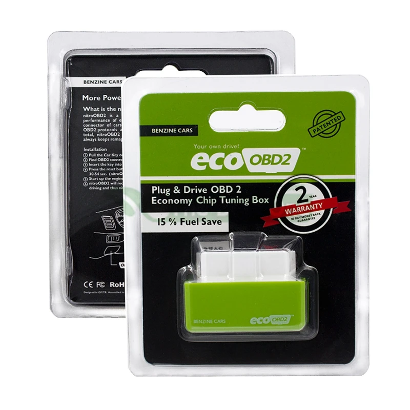 Чип ECOOBD2 NitroOBD2 оригинальный полный чип для экономии 15% топлива тюнинга ECO OBD2 Nitro