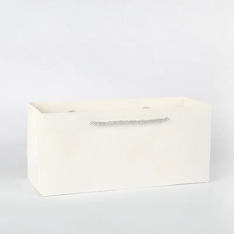 

Plain White Card Tote Bag All-Purpose Wrapping Gift Craft Business Gift Paper Bag Gift Paper Bags Weddings Love Holiday Gift Bag