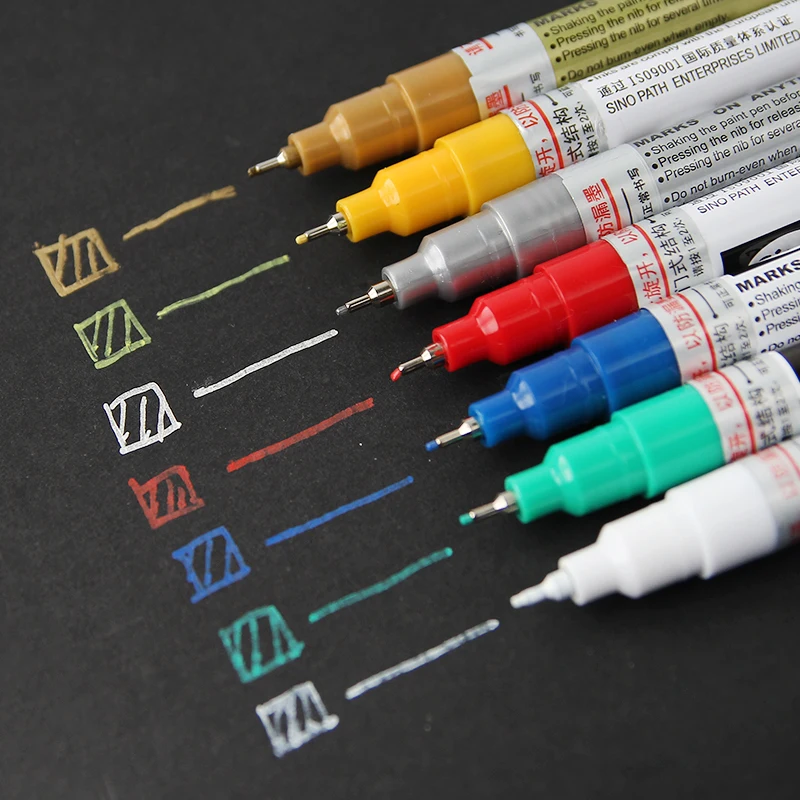 

1 Pcs Needle Paint Pen 8 Color Drawing Fineliner Soft Brush Micron Art Markers Sketching Pens Japanese Stationery Art Supplies