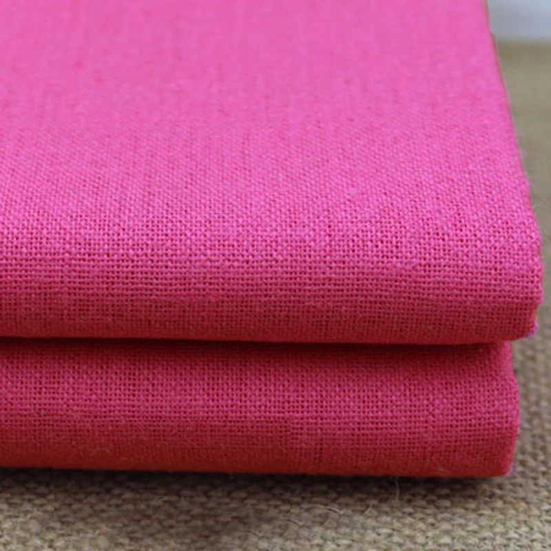 100 140センチメートル子供服生地コットンリネンドレスシャツ素材ディープピンク Fabric Material Sale Fabric Materialmaterials For Rock Candy Aliexpress