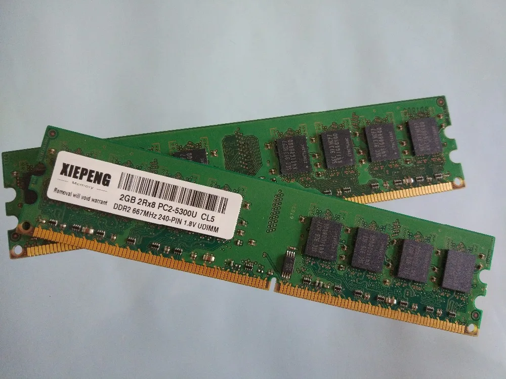 2 Гб 2Rx8 PC2-5300U 4G PC2 6400 DDR2 800 МГц ОЗУ для ноутбука Оперативная память для DELL Opti Plex 210L 320 745 740 745c 755 DT/MT/волокнно-Оптической вилкой/USFF настольных компьютеров