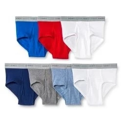 Hanes 00078715968588 Toddler Boys Dyed Comfort Flex Briefs Red Label Pack of 7 (1)