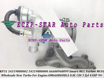 

KP31 0000 54319700002 54319700000 6600960199 6600960099 Turbo turbocharger For Smart MCC Fortwo MC01 3 Zyl OM660DE08LA 0.8L CDI