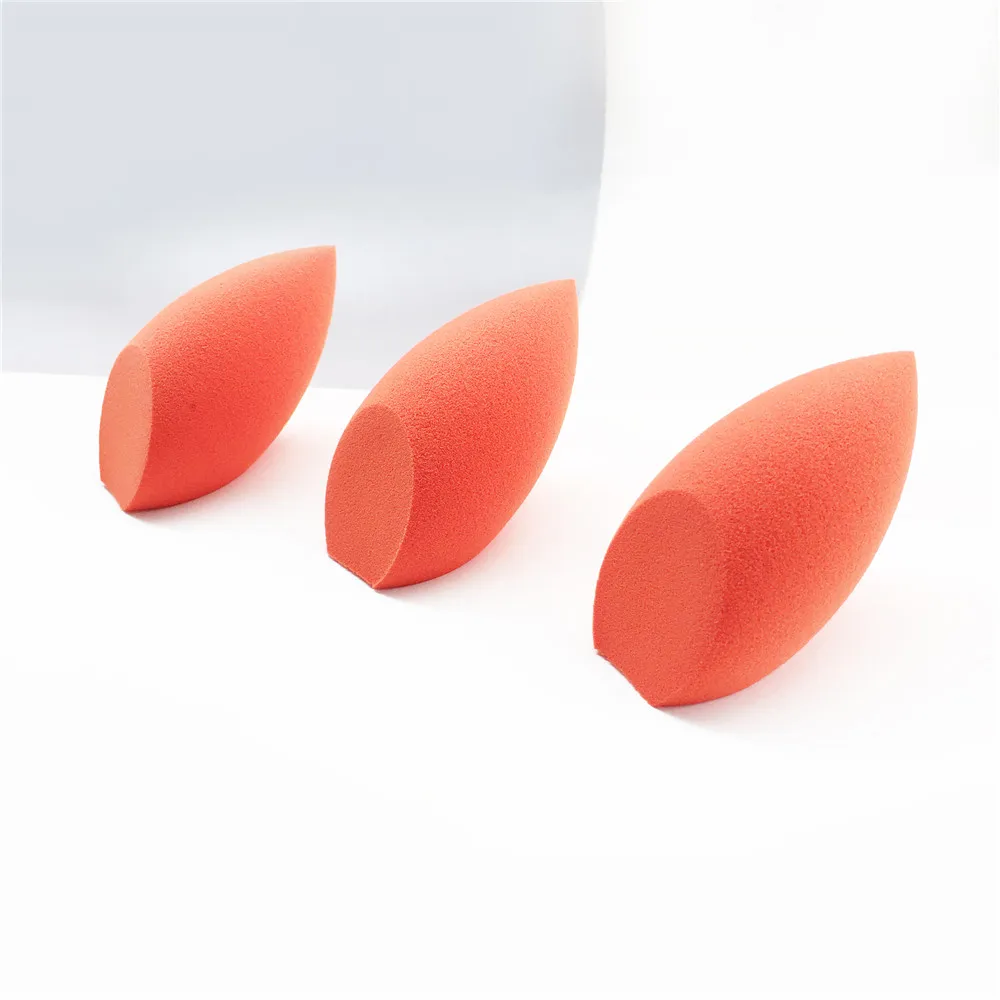 Спонж для растушевки косметики bdbeauty 3D чистый оранжевый мягкий косметический