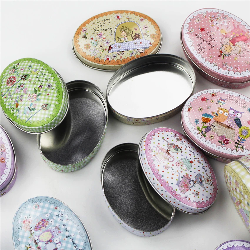 

24Pcs Metal Storage Box ,Tin Box,Sealed Cans For Candy Tea ,Home Organizer For Small Things ,Circle Metal Box ,organizador