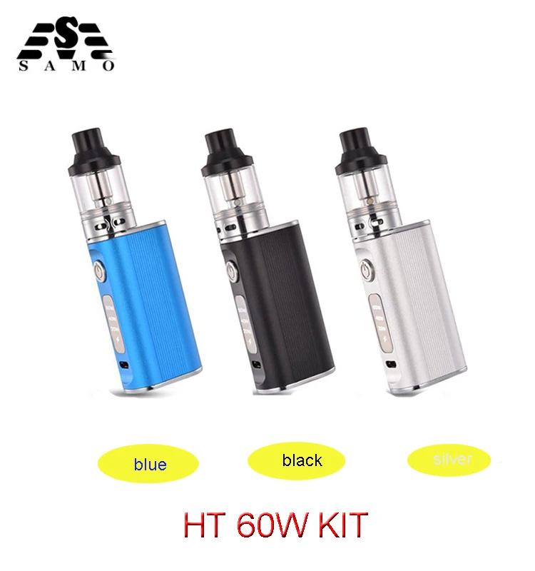 New Electronic Cigarette HT 60W kit Vape Pen e-cigarettes fit for liquid Box Mod 2200mAh built-in battery Vaporizer hookah vaper