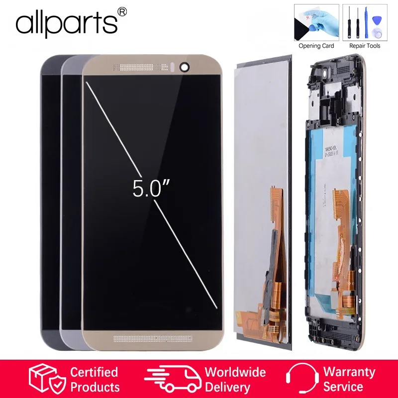 

Original LCD For HTC One M9 Display Touch Screen Digitizer with Frame For HTC One M9 LCD Display Replacement M9E M9W