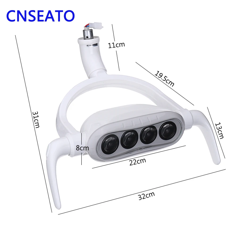 Стоматологические очки оральный свет лампы теневые 4 лампы для стоматологического блока стул потолочного типа стоматология операции стулья отбеливания зубов