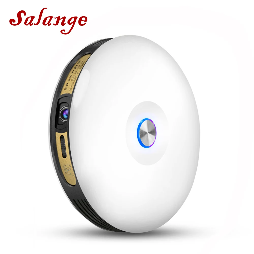 Salange T08 Overhead Projector Portable Android 3D Wifi Bluetooth DLP Full HD 1080P Home Theater 2G 32G Video Beamer Projetor