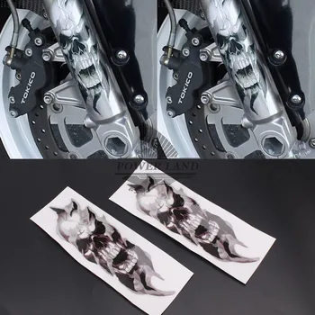 

Car Body Sticker Motorcycles Front Fork Skull Decals Graphic Sticker Universal For Car Truck Harley Honda Ymaha suzuki Kawasaki