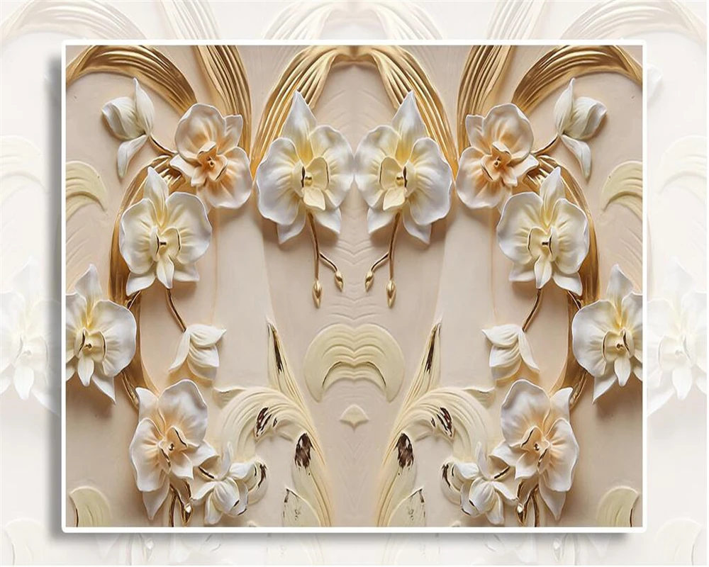 beibehang Custom Wallpaper 3D Butterfly Floral Backdrop 3D Sandstone Relief TV Background Wall Living Room Bedroom 3d wallpaper beibehang Custom Wallpaper 3D Butterfly Floral Backdrop 3D Sandstone Relief TV Background Wall Living Room Bedroom 3d wallpaper