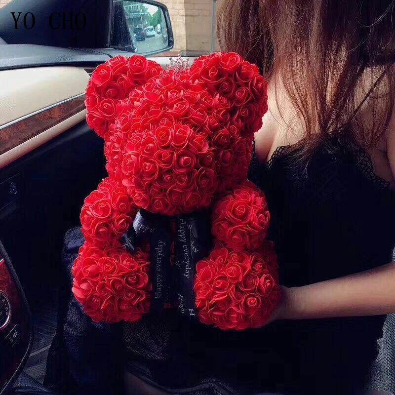 YO CHO 25cm Bear Roses Wholesale Foam 