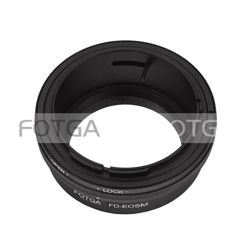 Кольцо адаптер Fotga для крепления объектива FD К беззеркальной камере Canon EOS M