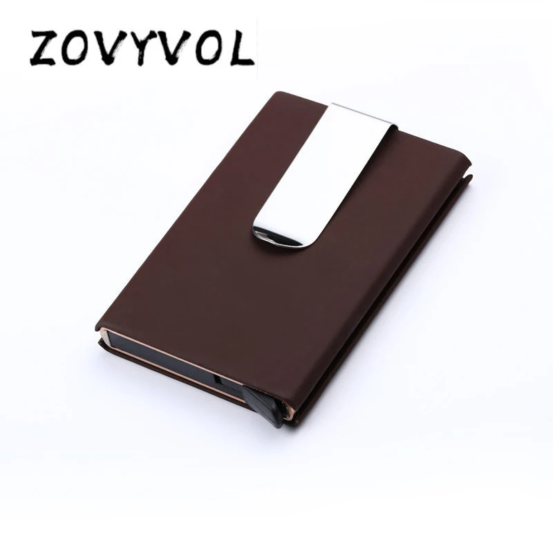 

ZOVYVOL Business Card Holder Hand Push Card Case Card Membership Package Metal Ultra Thin Business Card Packaging Box Organizer