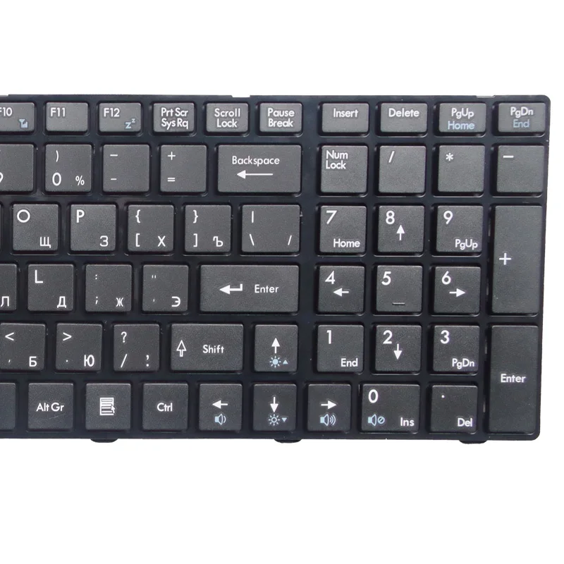 GZEELE Русская клавиатура для MSI CR500X MS-1683 1675 MSI FX610MX Клавиатура для ноутбука черная версия RU