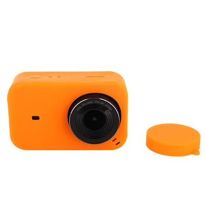 Силиконовый защитный чехол для Xiaomi Mijia 4K Mini Action camera+ Защитная крышка для объектива - Цвет: 4