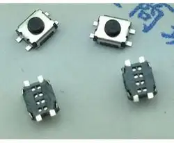 100 шт./лот Micro кнопку такт переключатель 4 pin SMD Маленькая Черепаха 3x4x2 мм 3*4*2 мм один температура шрапнель 3x4x2