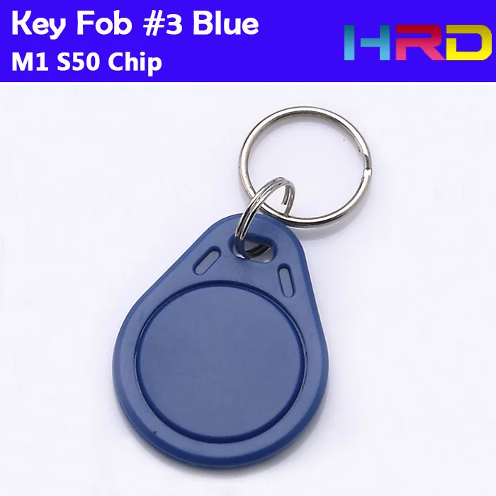 

50pcs/lot High quality low price waterproof ABS smart RFID MF1 S50 chip keyfobs NFC access control keytags for door