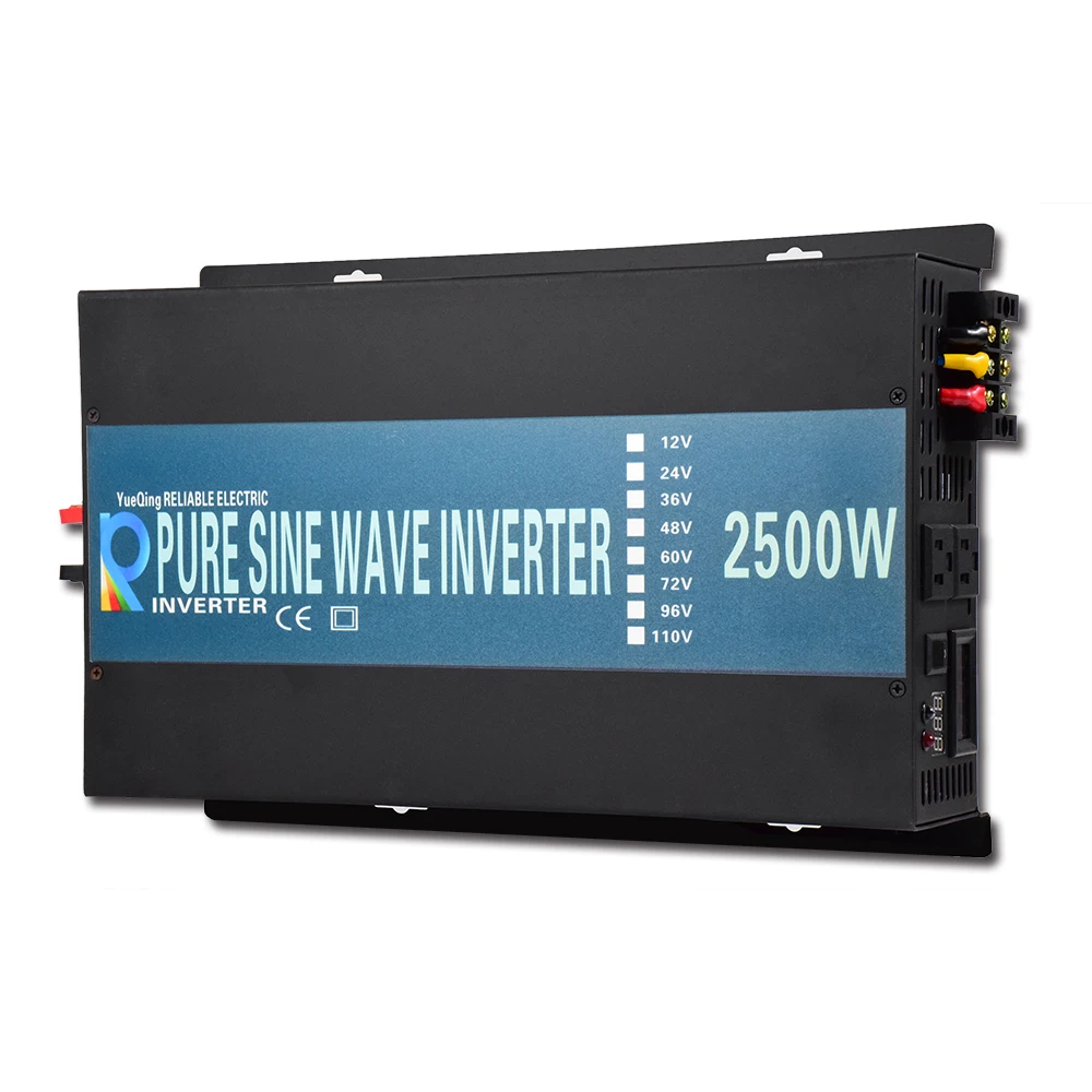 

Off Grid Pure Sine Wave Solar Inverter 24V 220V 2500w Car Power Inverter 12V DC to 100V/120V/240V AC Converter Power Supply