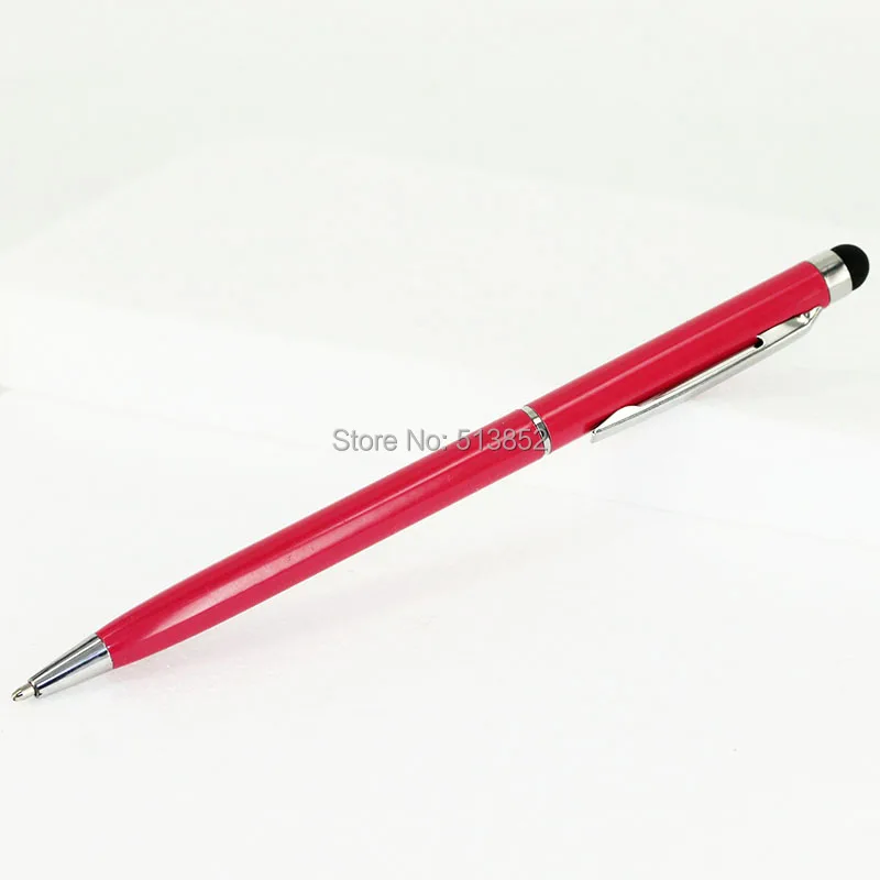KTG1089M_1_2 in 1 Stylus Touch Pen + Ball Pen iPhone 6S 7 7 Plus iPad 4 5 6 iPod Touch Suit for Universal Smart Phone Tablet PC Pen