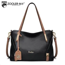 ZOOLER2016 new high-quality fashion luxury brand handbag genuine leather shoulder bag counter genuine, female well-known brands