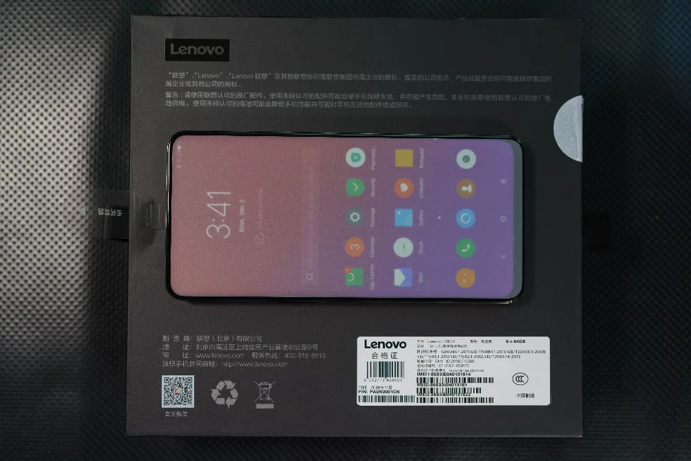 Мобильный телефон lenovo Z5 Pro 6 ГБ 128 ГБ ZUI 4G FDD LTE Snapdragon 710 6,3" Super AMOLED 2340x1080 Восьмиядерный AI NFC