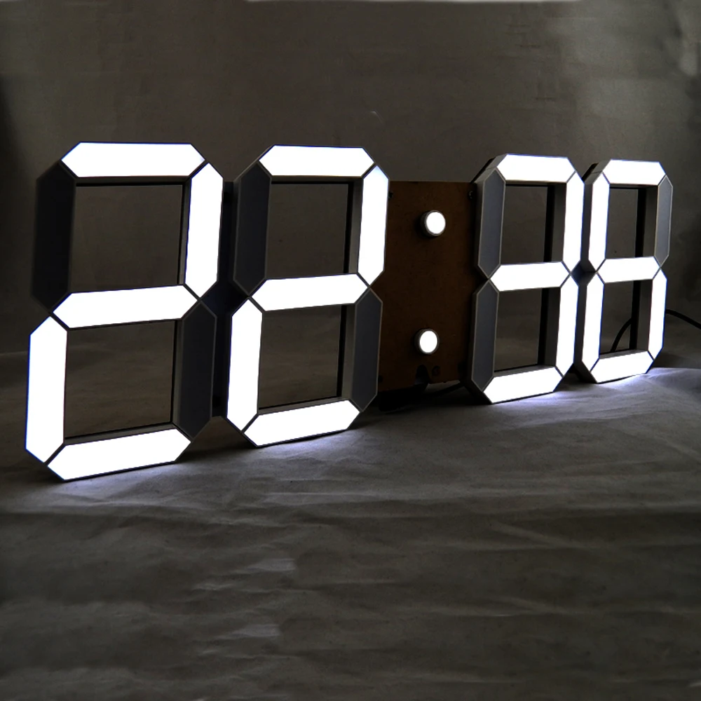Creative Digital Led Remote Control Large LED Digital Wall Clock Modern Creative Digital Led Remote Control Large LED Digital Wall Clock Modern