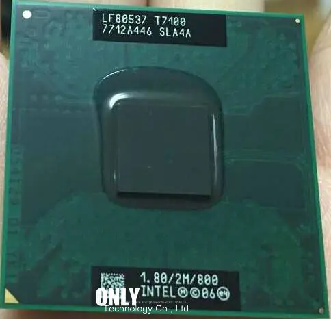 Core 2 Duo T7100 1.8GHz 2M 800 Dual Notebook processors Laptop CPU Socket PGA 478 pin Computer Original