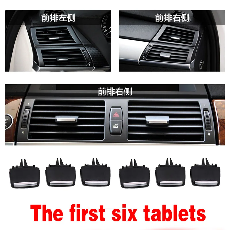 

AC rear air outlet clip repair kit Front A/C Air Vent Outlet Tab Clip Repair kit For BMW X5 E70 2006-2013 X6 E71