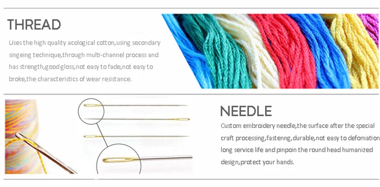 Набор для вышивки с простым цветочным узором DIY, набор для начинающих рукоделия, Набор для вышивки крестиком, художественная краска, домашний декор