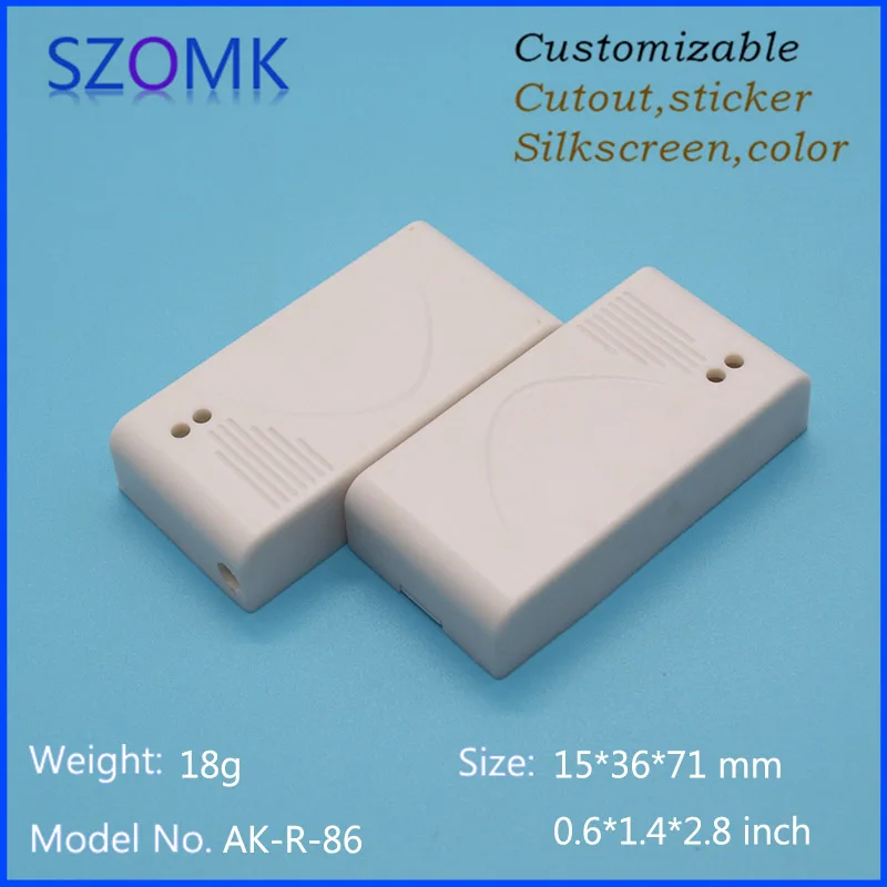 szomk IC card reader plastic enclosure for electronics project plastic sensor junction box distribution box instrument case plastic housing for pcb (2)