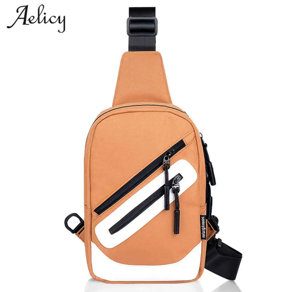 Aelicy, роскошные сумки через плечо для мужчин, на молнии, нагрудная сумка, Повседневная сумка через плечо, один плечевой ремень, сумка для путешествий, сумка-мессенджер
