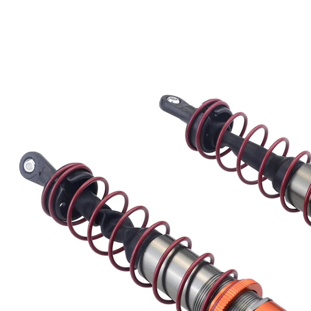 2pcs Aluminum Alloy 110mm Rear Shock Absorber Damper for 1/8 RC Buggy Truck Truggy Replacement