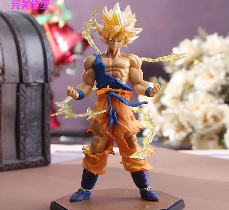 

Dragon Ball Z Super Saiyan Goku Son Gokou Boxed PVC Action Figure Model Collection Toy Gift
