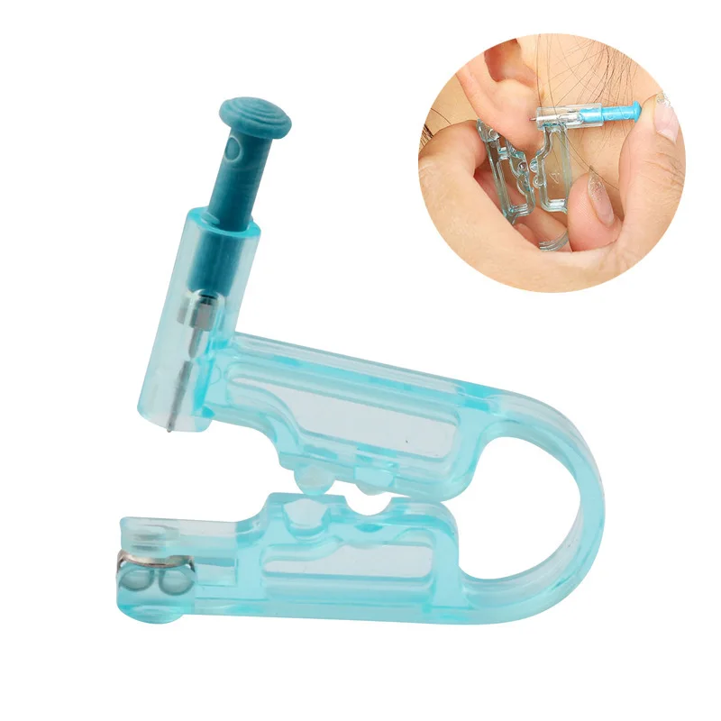 

Profession Healthy Safety Disposable Safe Sterile Nose Ear Piercing Kit Piercing Gun+Alcohol Swab Ear Piercing Gun Piercer Tool