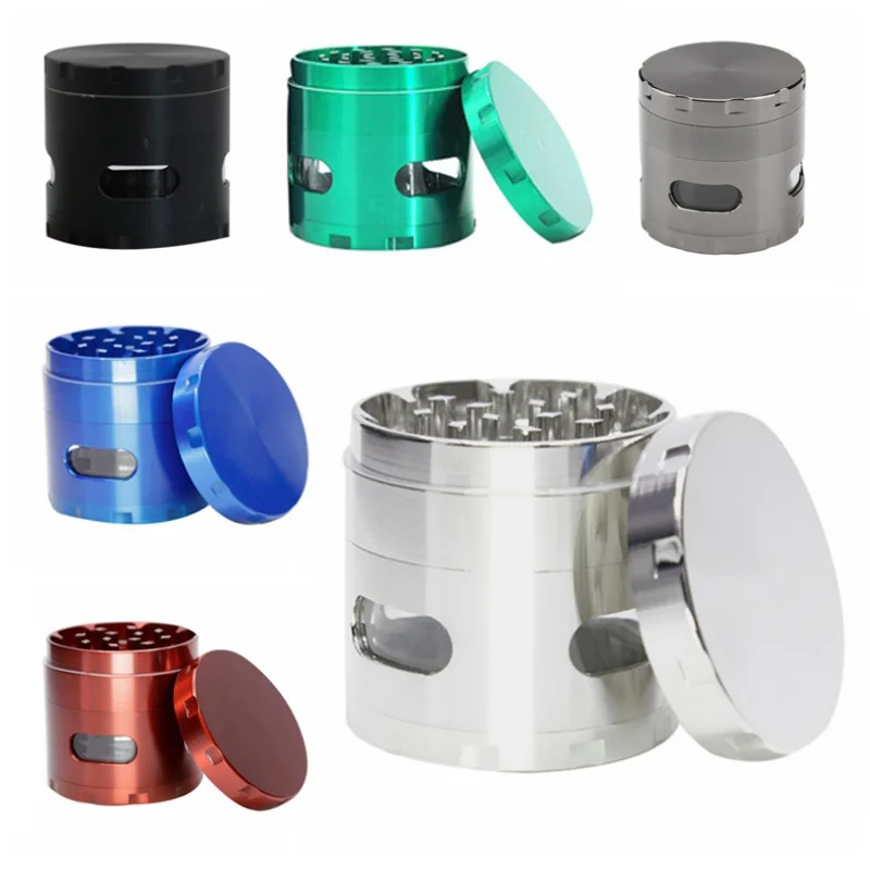 

Zinc Metal Spice Herb Grinder Spice Weed Grinders Accessory Tobacco Crusher Tools Spice Mill Gadget Pipes Accessories