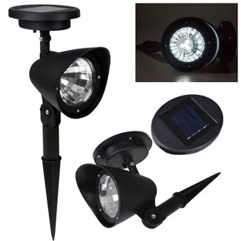 

4 LED Lamp Solar Waterproof Outdoor LED Solar Lamp Warm White/ White Lawn Spotlight For Garden Decoration